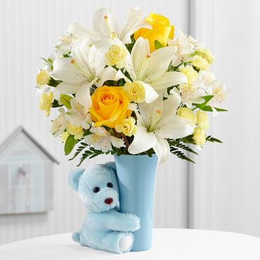 The Baby Boy Big Hug&reg; Bouquet