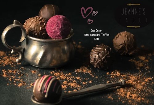 Gourmet Dark Chocolate Truffles