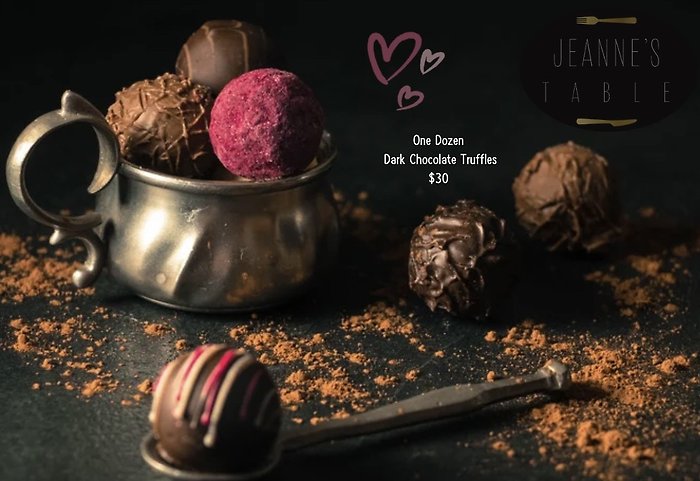 Gourmet Dark Chocolate Truffles