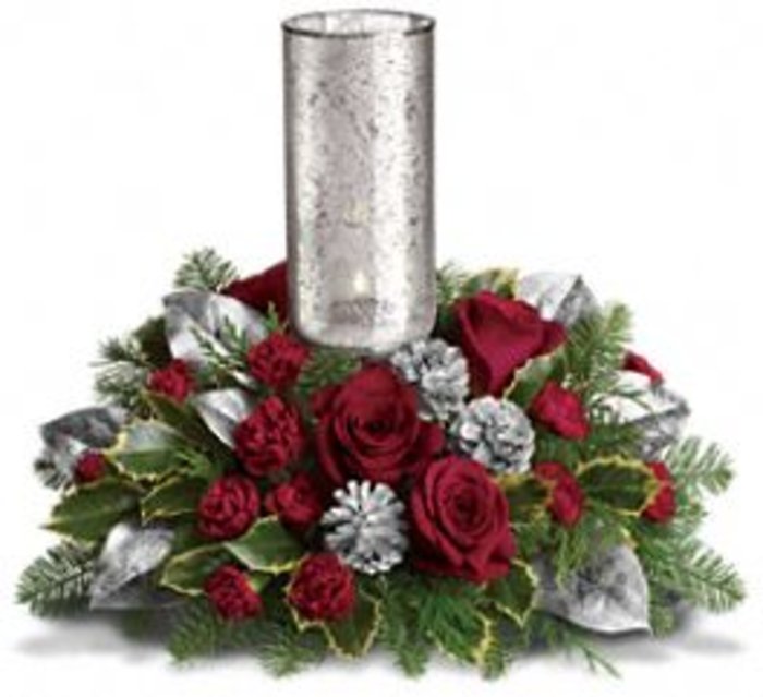 Silver Glow Centerpiece